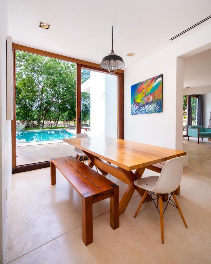 Tulum Country Club Private Villa With Pool 18 People Bagian luar foto