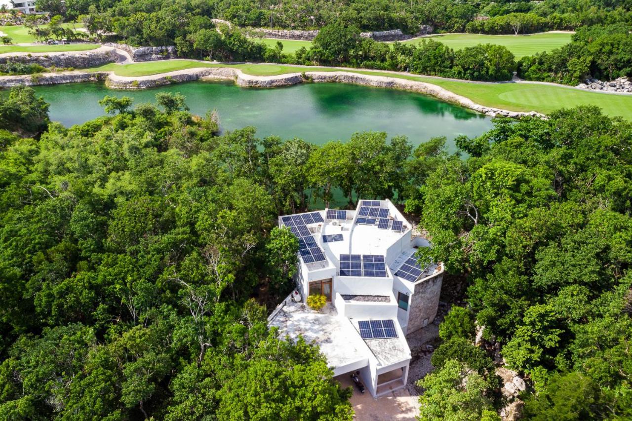 Tulum Country Club Private Villa With Pool 18 People Bagian luar foto