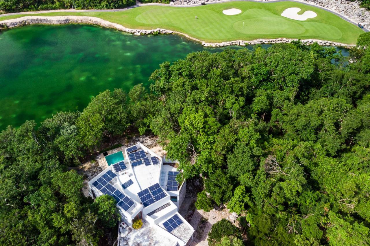 Tulum Country Club Private Villa With Pool 18 People Bagian luar foto
