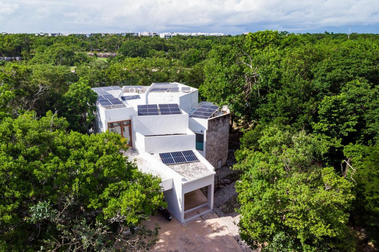 Tulum Country Club Private Villa With Pool 18 People Bagian luar foto