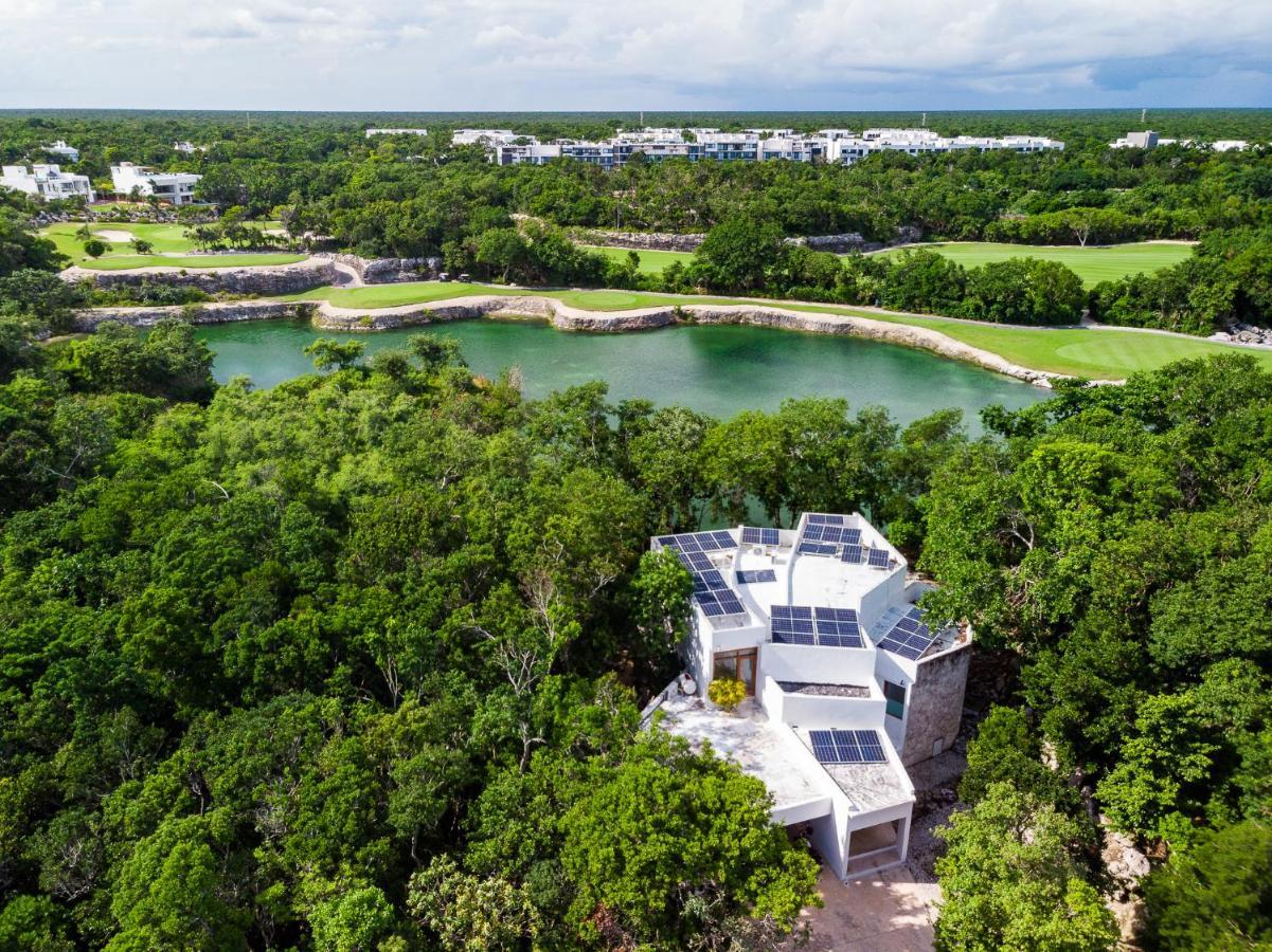 Tulum Country Club Private Villa With Pool 18 People Bagian luar foto