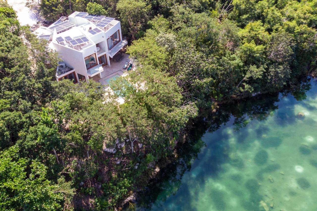 Tulum Country Club Private Villa With Pool 18 People Bagian luar foto
