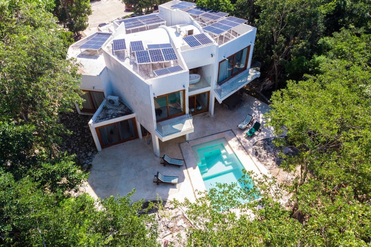 Tulum Country Club Private Villa With Pool 18 People Bagian luar foto